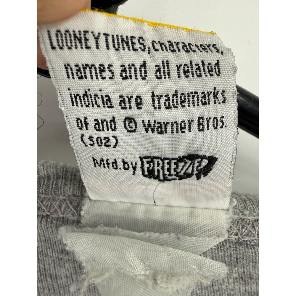 Vintage 90s Looney Tunes Tweety Bird Distressed Graphic T Shirt Womens XL READ - Picture 7 of 11